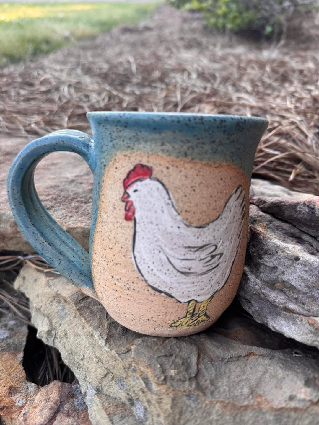 White Chicken Mug