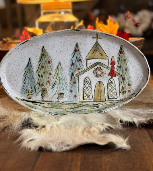 Christmas Church Plate