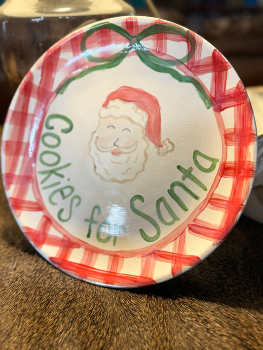 Cookies For Santa Plate Pre Order until 11/3/24 for 11/18/24 ship date