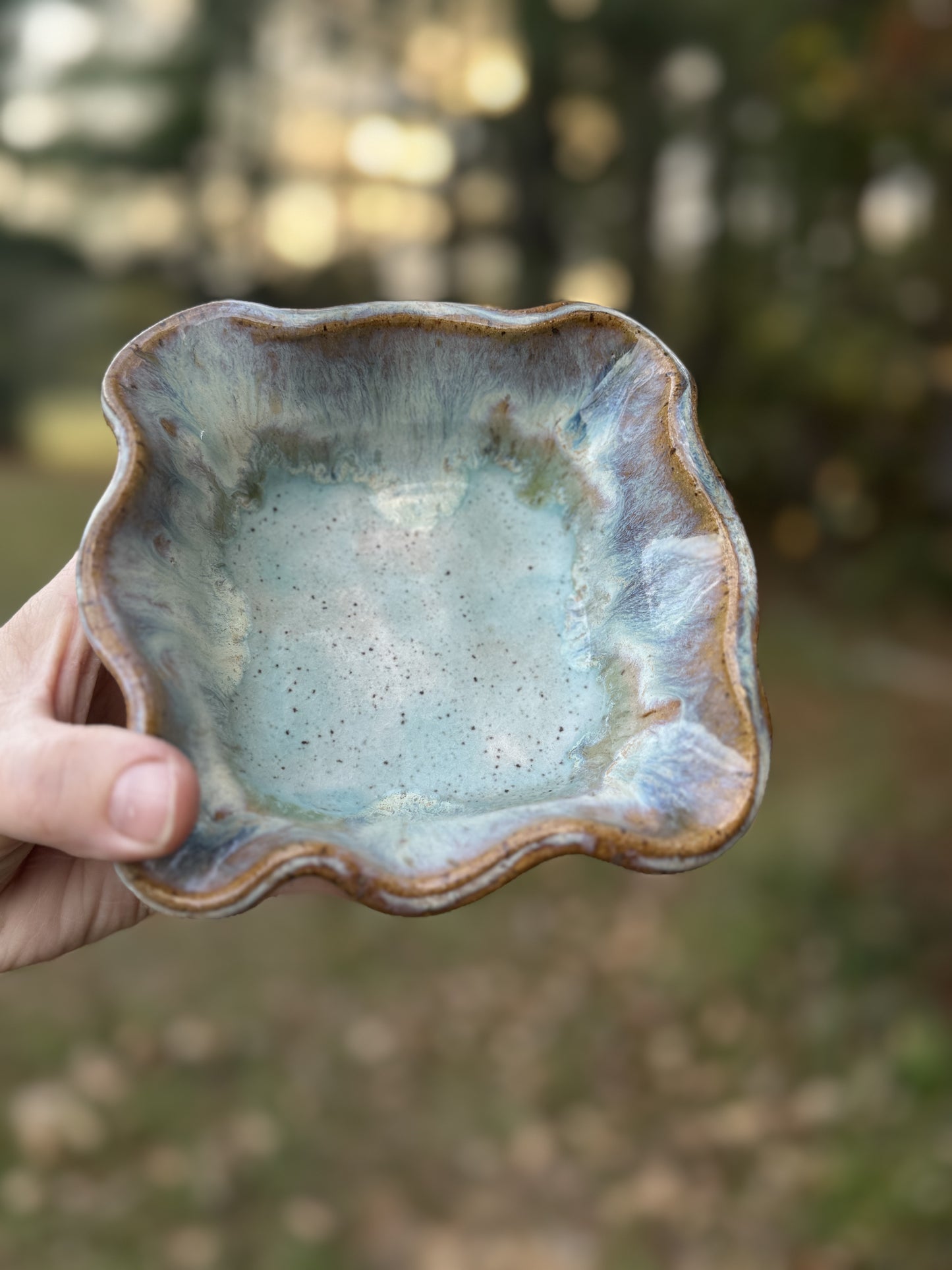 Square Candy Bowl (Powder Blue)