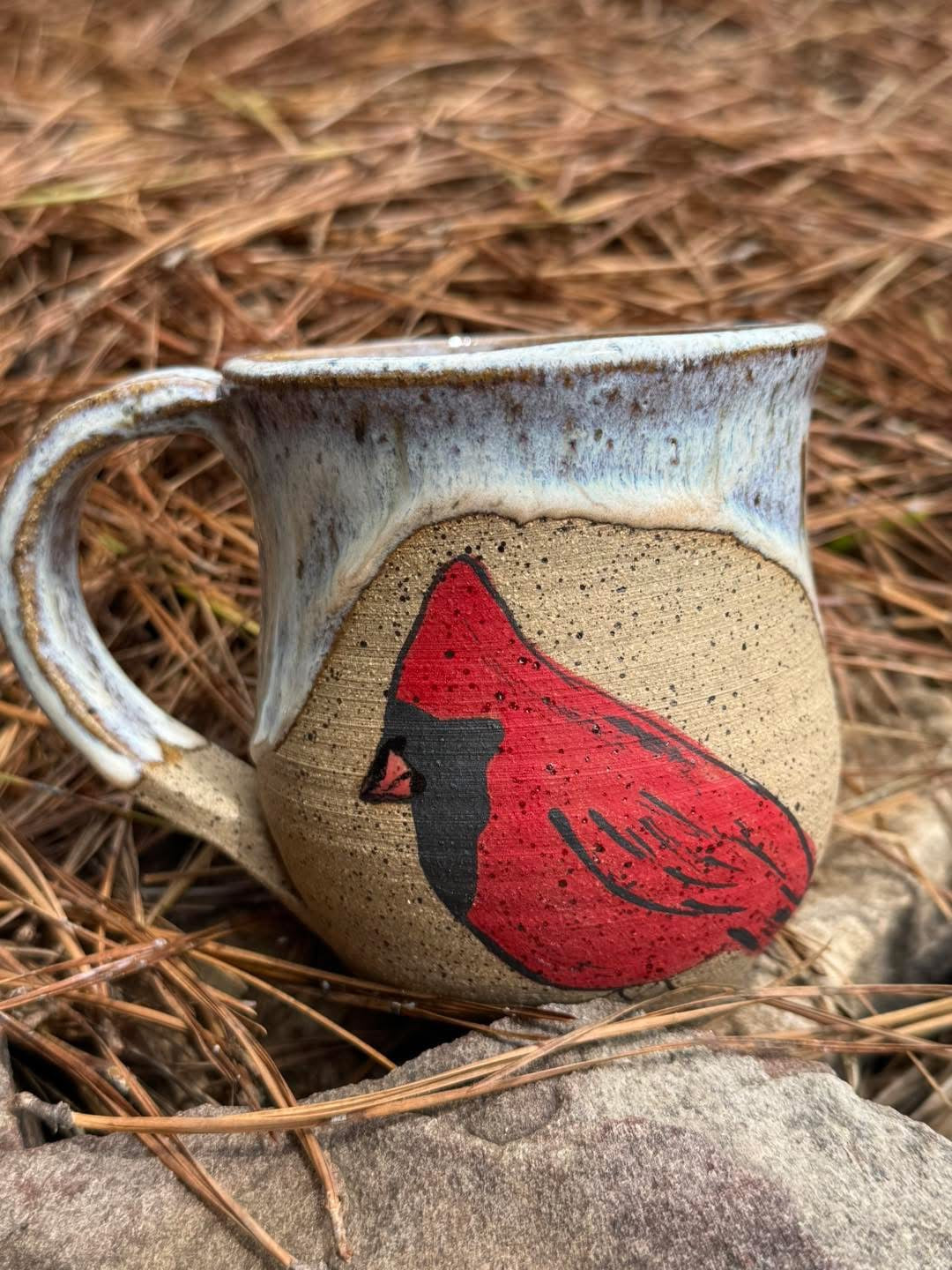 Pre Order red bird mug