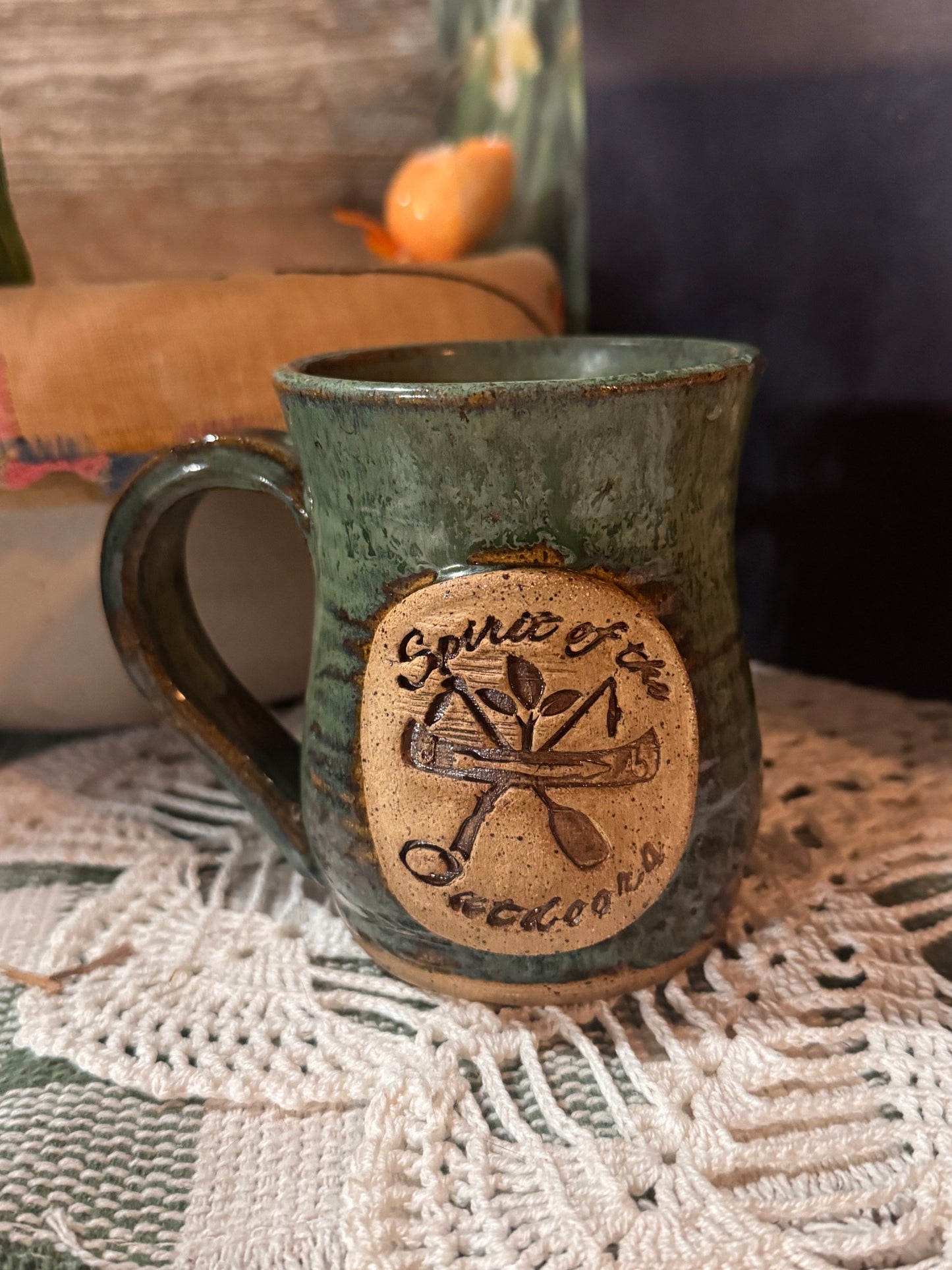 Spirit Of The Outdoors Green Moss mug