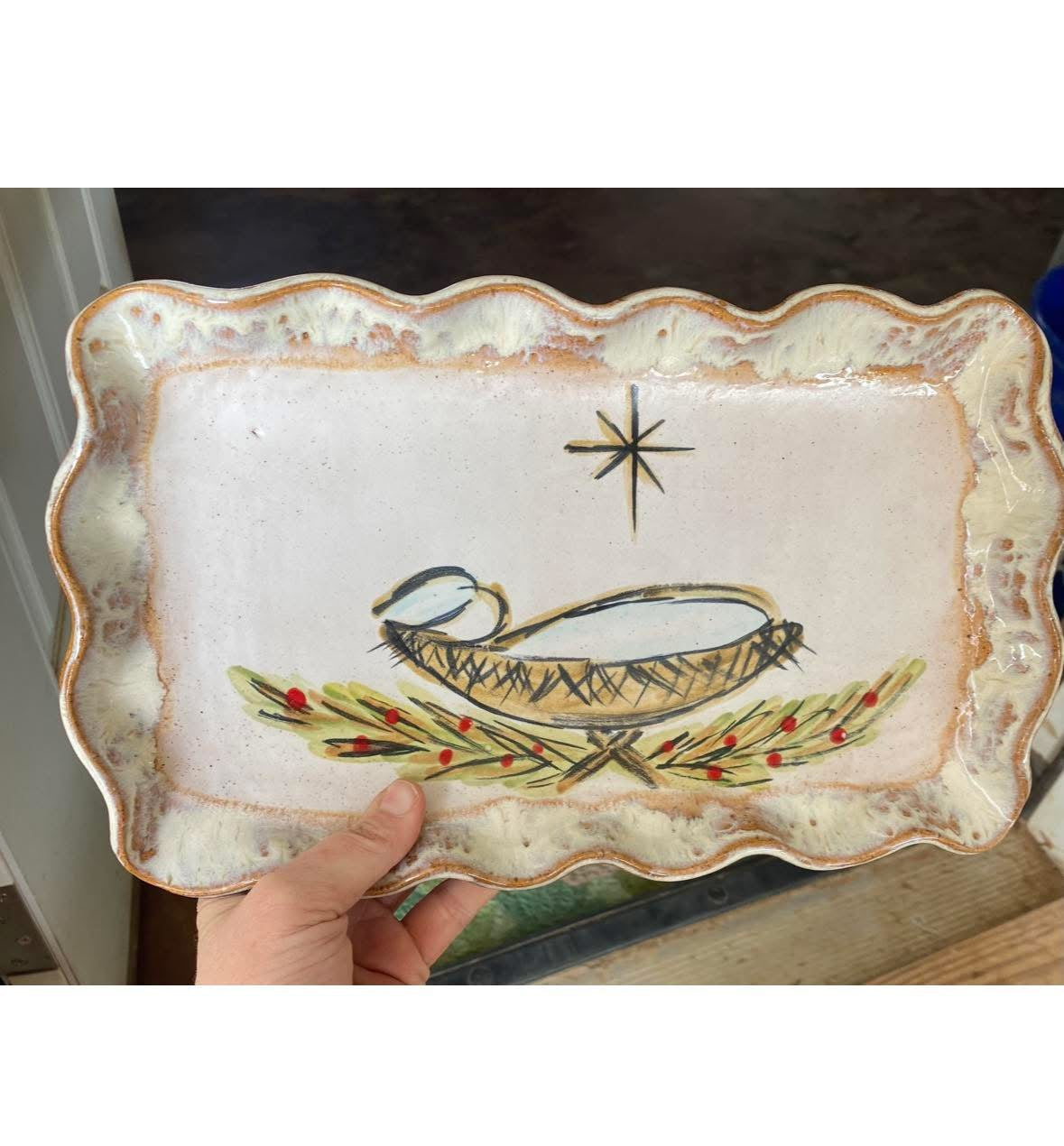 Baby Jesus Plate (Made to order)