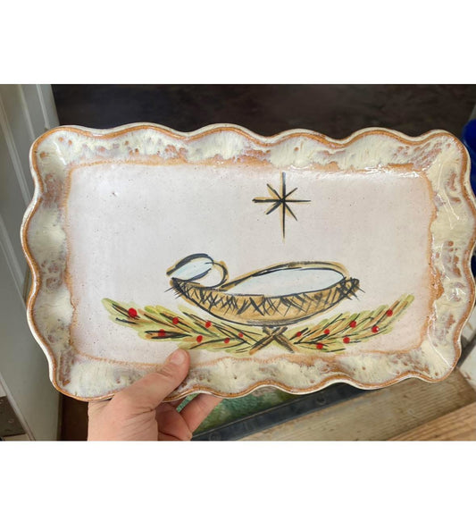 Baby Jesus Plate (Made to order)
